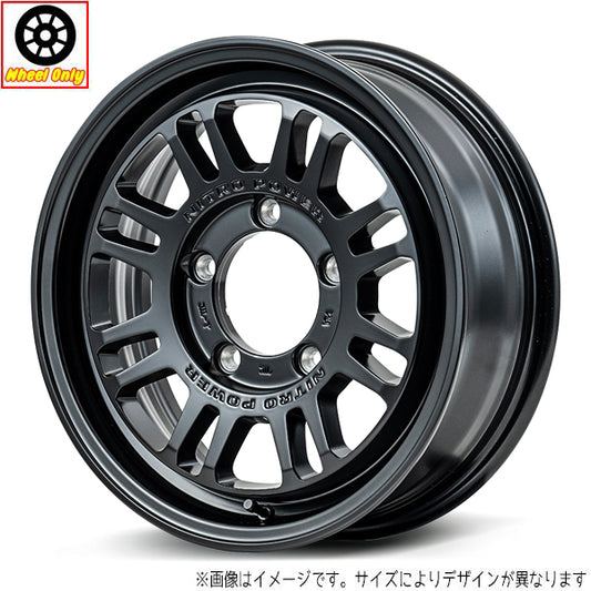 ジムニーシエラ JB74 JB43 16インチ アルミホイール 5穴139.7 | MID ナイトロパワー M16 アサルト 6J -5 4本セット