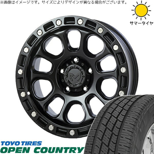 トーヨータイヤ オープンカントリー H/T2 285/60R18 ＋ MKW M205 ブラックキャット 18インチ 8J +20 6H139.7P サマー・ホイール4本セット。1枚目。