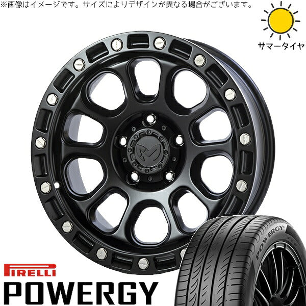 ピレリ パワジー 195/65R16 ＋ MKW M204 ブラックキャット 16インチ 7J +35 5H114.3P サマー・ホイール4本セット。1枚目。