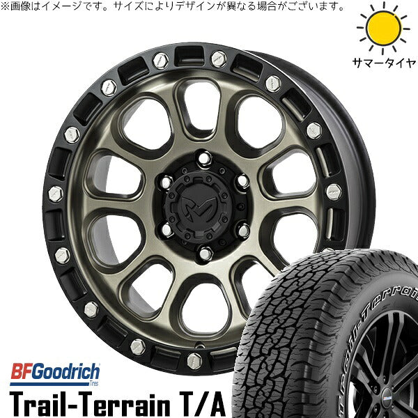 BFグッドリッチ トレイルテレーン T/A 235/55R18 ＋ MKW M205 コヨーテブロンズ 18インチ 8J +40 5H114.3P サマー・ホイール4本セット。1枚目。