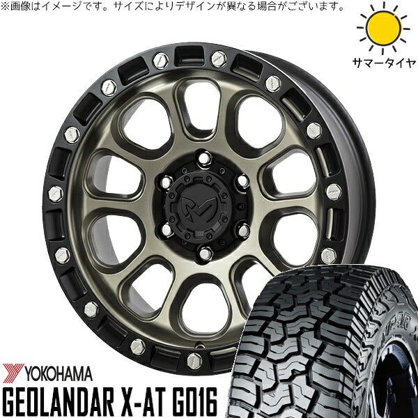 ヨコハマタイヤ ジオランダー X-AT G016 215/70R16 ＋ MKW M204 コヨーテブロンズ 16インチ 7J +35 5H114.3P サマー・ホイール4本セット。1枚目。