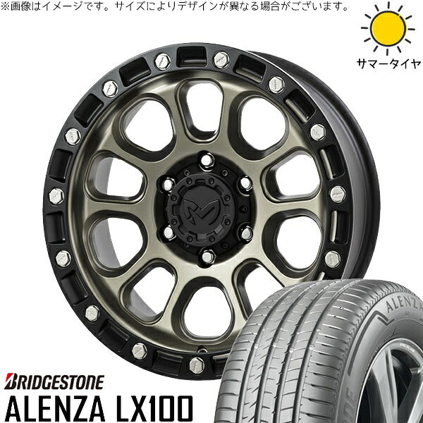 ブリヂストン アレンザ LX100 265/60R18 ＋ MKW M205 コヨーテブロンズ 18インチ 8J +20 6H139.7P サマー・ホイール4本セット。1枚目。