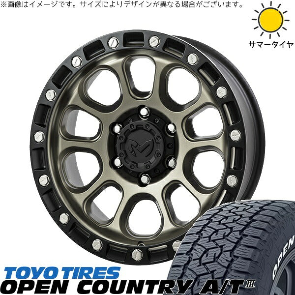 トーヨータイヤ オープンカントリー A/T3 235/70R16 ＋ MKW M204 コヨーテブロンズ 16インチ 7J +35 5H114.3P サマー・ホイール4本セット。1枚目。