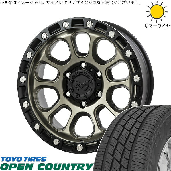 トーヨータイヤ オープンカントリー H/T2 285/60R18 ＋ MKW M205 コヨーテブロンズ 18インチ 8J +20 6H139.7P サマー・ホイール4本セット。1枚目。