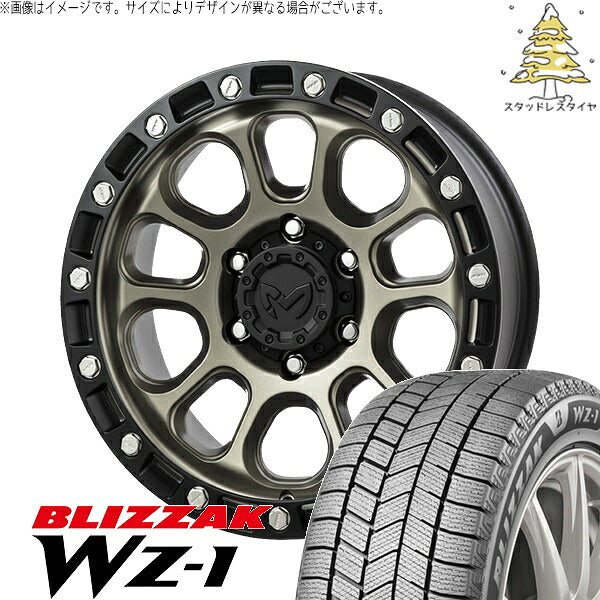 ブリヂストン ブリザック WZ-1 225/50R18 ＋ MKW M205 コヨーテブロンズ 18インチ 8J +40 5H114.3P スタッドレス・ホイール4本セット。1枚目。