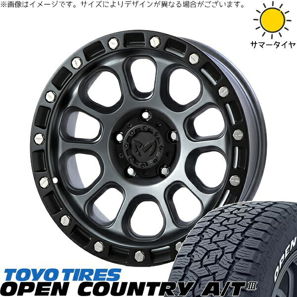 トーヨータイヤ オープンカントリー A/T3 235/70R16 ＋ MKW M204 ドライグレー 16インチ 7J +35 5H114.3P サマー・ホイール4本セット。1枚目。
