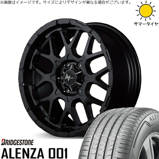 ブリヂストン アレンザ 001 215/65R16 ＋ ナイトロパワー M28 バレット セミグロスブラック 16インチ 6.5J +38 6H139.7P サマー・ホイール4本セット。1枚目。