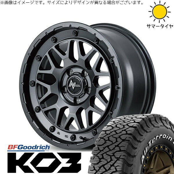 BFグッドリッチ オールテレーン T/A Ko3 (All-Terrain T/A Ko3) 215/70R16 ＋ ナイトロパワー M29 スティンガー バレルブラック 16インチ 7J +40 5H114.3P オールシーズン・ホイール4本セット。1枚目。