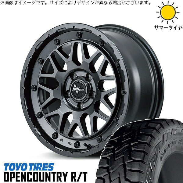 トーヨータイヤ オープンカントリー R/T 225/55R18 ＋ ナイトロパワー M29 スティンガー バレルブラック 18インチ 7J +40 5H114.3P サマー・ホイール4本セット。1枚目。