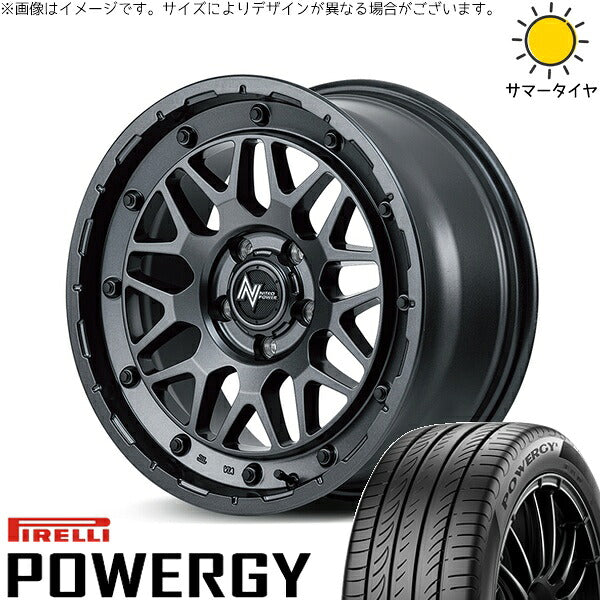 ピレリ パワジー 215/65R16 ＋ ナイトロパワー M29 スティンガー バレルブラック 16インチ 7J +40 5H114.3P サマー・ホイール4本セット。1枚目。