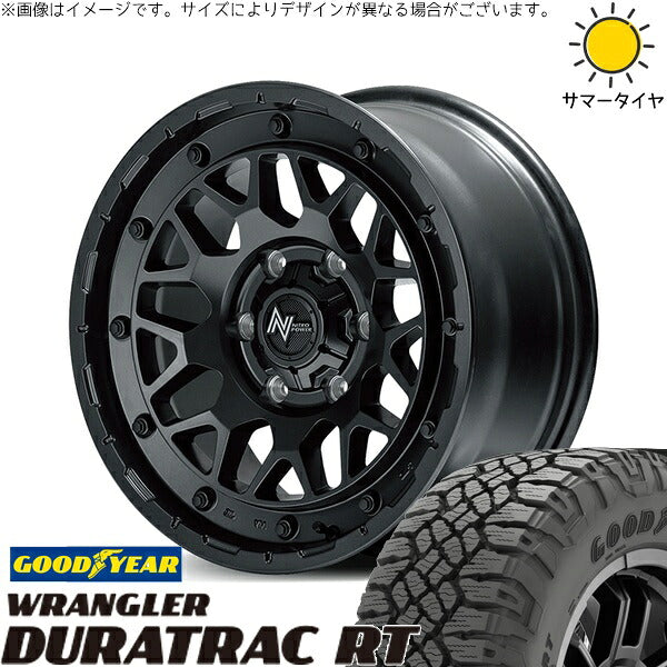 グッドイヤー ラングラー デュラトラック RT 265/70R17 ＋ ナイトロパワー M29 スティンガー バレルブラック 17インチ 8J +20 6H139.7P サマー・ホイール4本セット。1枚目。