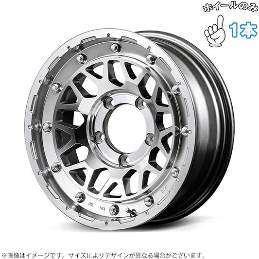 NITROPOWER M29 スティンガー ハイパーシルバー/マシンドフェイス 1本。代表画像。穴数・サイズは商品仕様をご確認ください。