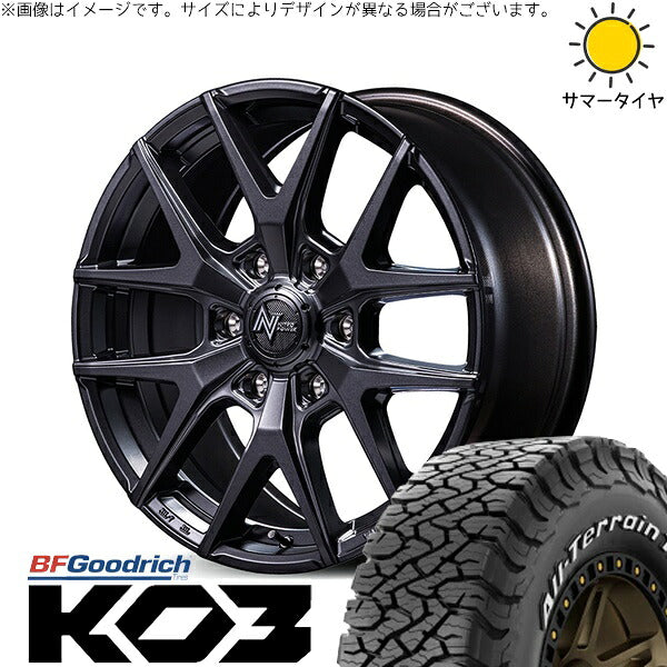 BFグッドリッチ オールテレーン T/A KO3 285/60R20 ＋ ナイトロパワー M62 トマホーク バレルブラック 20インチ 8J +55 6H139.7P サマー・ホイール4本セット。1枚目。