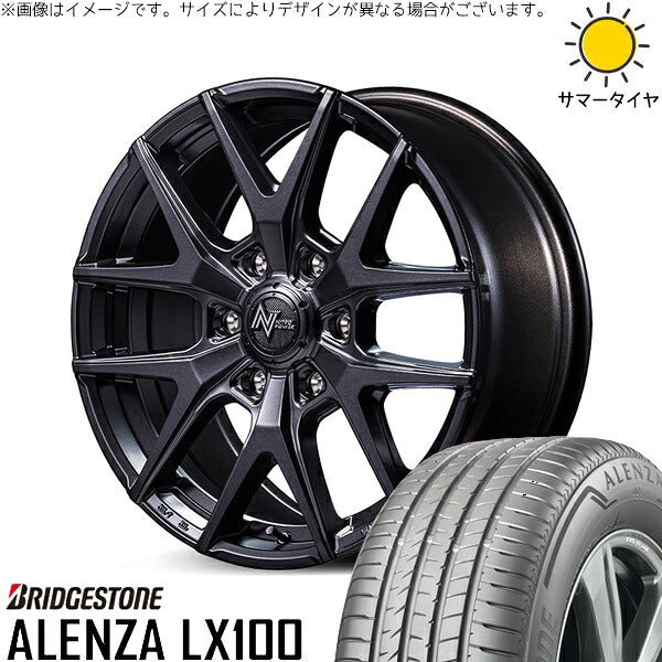 ブリヂストン アレンザ LX100 265/60R18 ＋ ナイトロパワー M62 トマホーク バレルブラック 18インチ 8J +20 6H139.7P サマー・ホイール4本セット。1枚目。