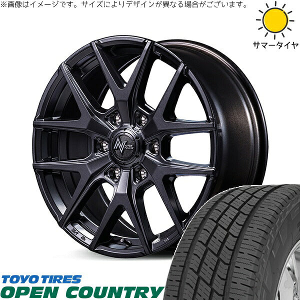トーヨータイヤ オープンカントリー H/T2 285/60R18 ＋ ナイトロパワー M62 トマホーク バレルブラック 18インチ 8J +20 6H139.7P サマー・ホイール4本セット。1枚目。
