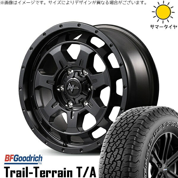 BFグッドリッチ トレイルテレーン T/A 275/65R18 ＋ ナイトロパワー M7 ファランクス バレルブラック 18インチ 8J +55 6H139.7P サマー・ホイール4本セット。1枚目。