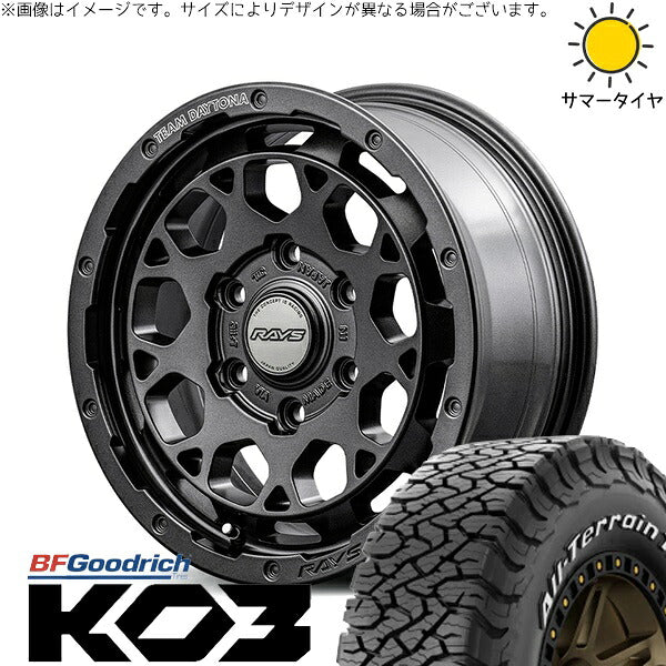 BFグッドリッチ オールテレーン T/A Ko3 (All-Terrain T/A Ko3) 265/70R17 ＋ チームデイトナ M9+ SPEC-M セミグロススーパーダークガンメタ 17インチ 8J +20 6H139.7P オールシーズン・ホイール4本セット。1枚目。
