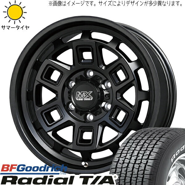 BFグッドリッチ ラジアル T/A 215/70R15 ＋ マッドクロス アイヴァー マットブラック 15インチ 6J +33 6H139.7P サマー・ホイール4本セット。1枚目。