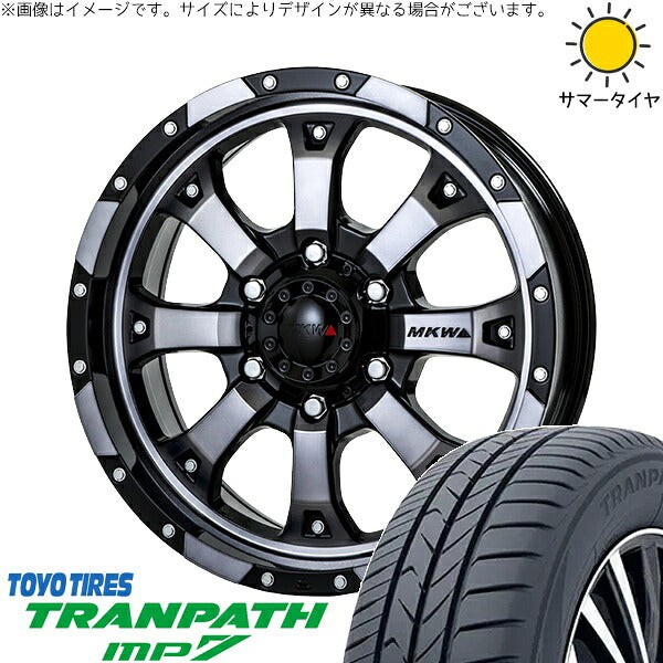 トーヨータイヤ トランパス MP7 205/60R16 ＋ MKW MK-46 ダイヤカットグラファイトクリア 16インチ 7J +42 5H114.3P サマー・ホイール4本セット。1枚目。
