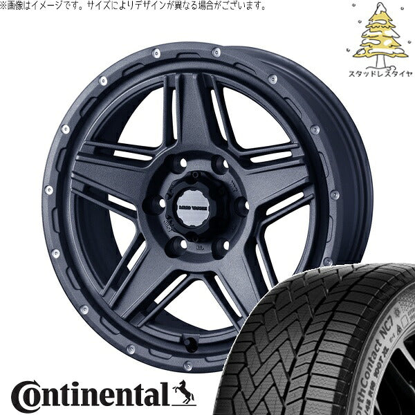 コンチネンタル ノースコンタクト NC7 265/65R17 ＋ マッドヴァンス07 フリントグレー 17インチ 8J +20 6H139.7P スタッドレス・ホイール4本セット。1枚目。