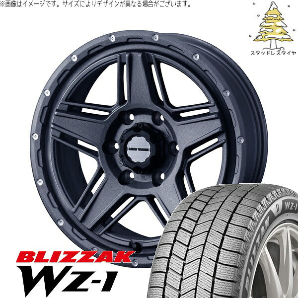 ブリヂストン ブリザック WZ-1 215/70R16 ＋ マッドヴァンス07 フリントグレー 16インチ 6.5J +38 6H139.7P スタッドレス・ホイール4本セット。1枚目。