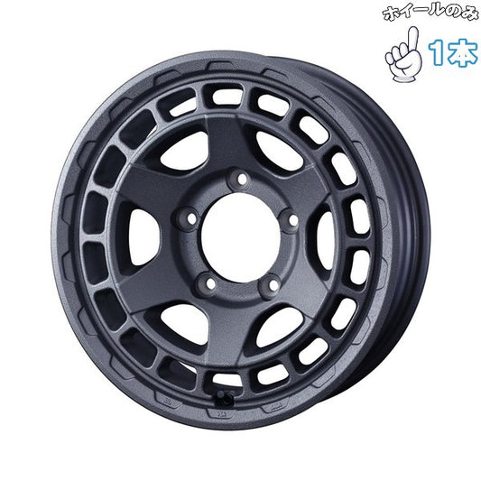 ジムニーシエラ ノマド JB JC74 15インチ アルミホイール 5穴139.7 | ウェッズ マッドヴァンスX タイプS フリントグレー 6J 1本