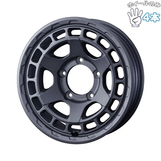 ジムニーシエラ ノマド JB JC74 16インチ アルミホイール 5穴139.7 | ウェッズ マッドヴァンスX タイプS フリントグレー 6J 4本