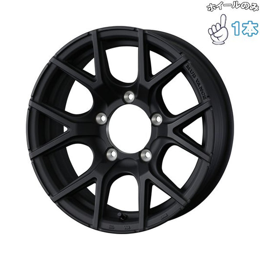ジムニー JB JA 16インチ アルミホイール 5穴139.7 | ウェッズ マッドヴァンスSD フルマットブラック 5.5J 1本