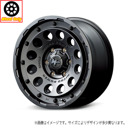 ハイエース 16インチ アルミホイール 6穴139.7 | MID ナイトロパワー H12 ショットガン 6.5J +38 4本セット