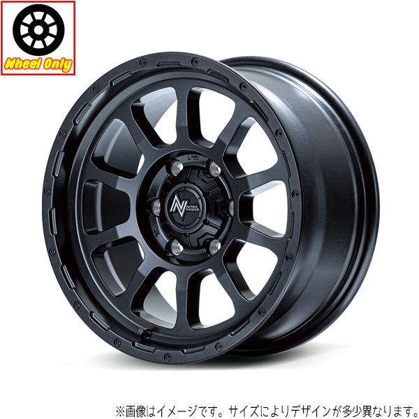 ジムニーシエラ JB74 JB43 16インチ アルミホイール 5穴139.7 | MID ナイトロパワー M10 パーシング 6J +5 4本セット