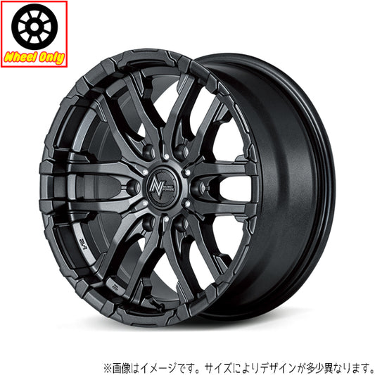 ハイエース 17インチ アルミホイール 6穴139.7 | MID ナイトロパワー M26 クロスファング 6.5J +38 1本