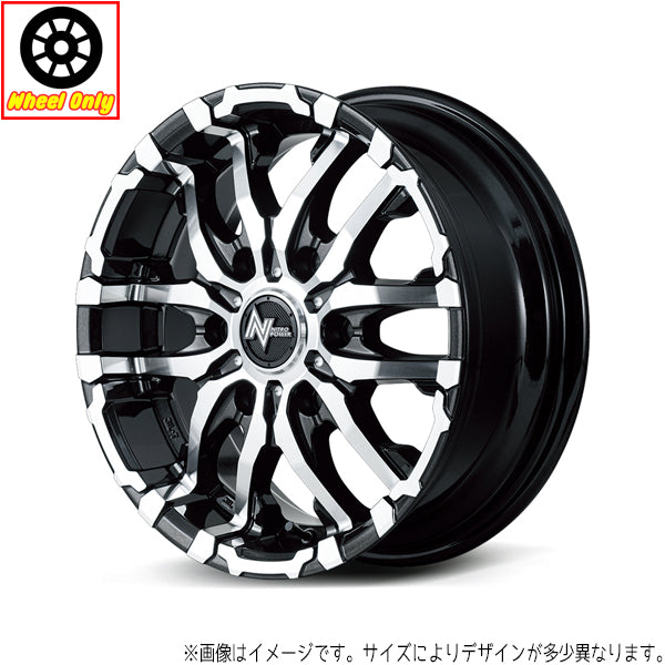 ハイエース 15インチ アルミホイール 6穴139.7 | MID ナイトロパワー M26 クロスファング 6J +33 4本セット