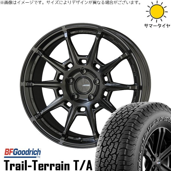 BFグッドリッチ トレイルテレーン T/A 225/55R18 ＋ ガレルナ レフィーノ マットブラック 18インチ 8J +48 5H114.3P サマー・ホイール4本セット。1枚目。
