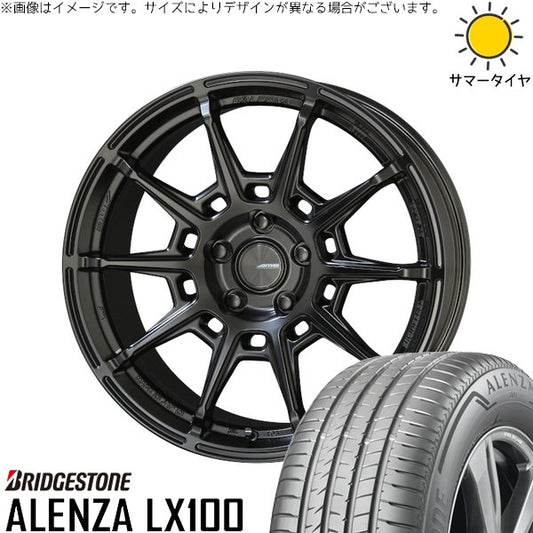 ブリヂストン アレンザ LX100 225/50R18 ＋ ガレルナ レフィーノ マットブラック 18インチ 7.5J +48 5H114.3P サマー・ホイール4本セット。1枚目。