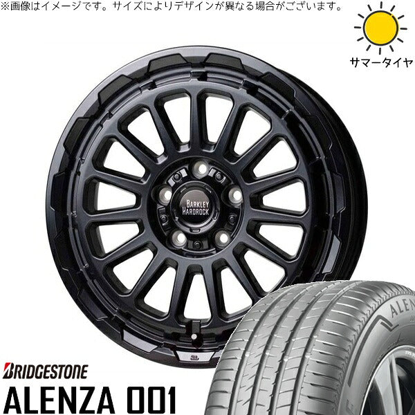 ブリヂストン アレンザ001 (ALENZA001) 215/65R16 ＋ バークレイ ハードロック リザード セミグロスブラック 16インチ 7J +38 5H114.3P サマー・ホイール4本セット。1枚目。