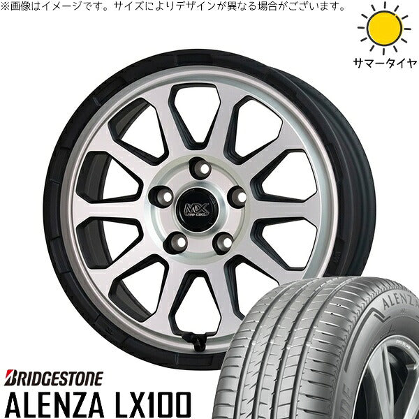 ブリヂストン アレンザ LX100 215/70R16 ＋ マッドクロス レンジャー マットシルバー 16インチ 7J +38 5H114.3P サマー・ホイール4本セット。1枚目。