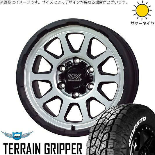 モンスタタイヤ テレーングリッパー 265/60R18 ＋ マッドクロス レンジャー マットシルバー 18インチ 8J +20 6H139.7P サマー・ホイール4本セット。1枚目。