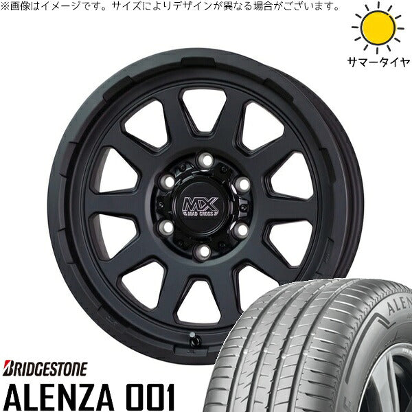 ブリヂストン アレンザ 001 285/60R18 ＋ マッドクロス レンジャー マットブラック 18インチ 8J +20 6H139.7P サマー・ホイール4本セット。1枚目。