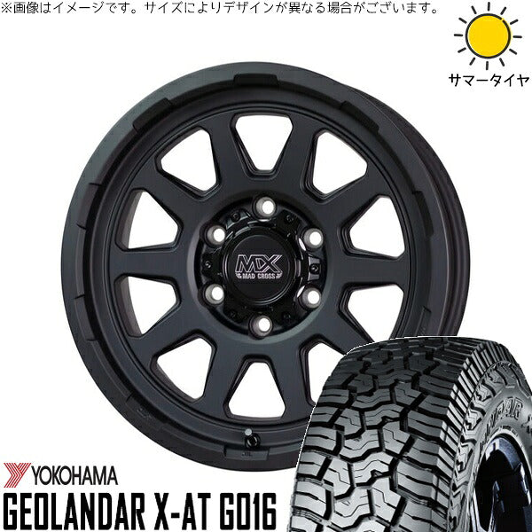 ヨコハマタイヤ ジオランダー X-AT G016 215/65R16 ＋ マッドクロス レンジャー マットブラック 16インチ 6.5J +38 6H139.7P サマー・ホイール4本セット。1枚目。
