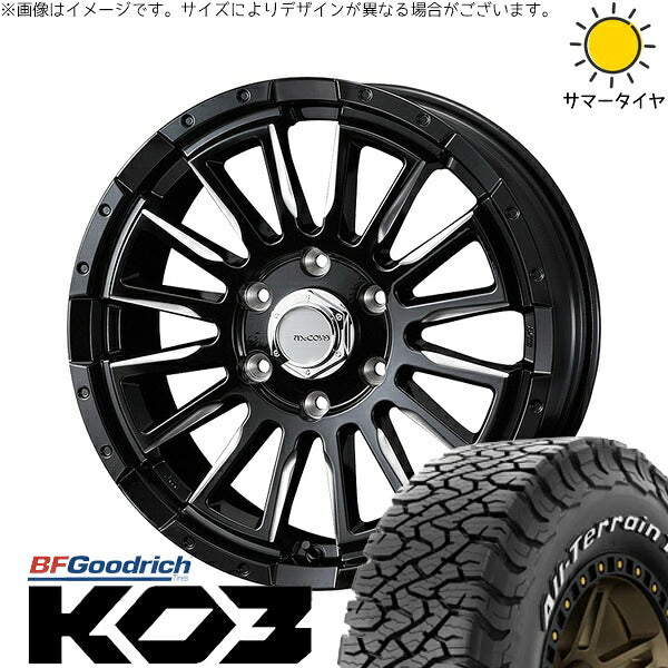 BFグッドリッチ オールテレーン T/A Ko3 (All-Terrain T/A Ko3) 215/65R16 ＋ マッコイズ RV-5 ブラックミーリング 16インチ 6.5J +38 6H139.7P オールシーズン・ホイール4本セット。1枚目。