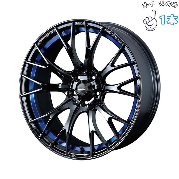 18インチ アルミホイール 5穴114.3 | ウェッズ ウェッズスポーツ SA20R ブルーライトクローム2 8.5J 1本
