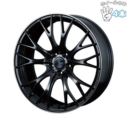 20インチ アルミホイール 5穴114.3 | ウェッズ ウェッズスポーツ SA20R メタルブラックF 8.5J 4本