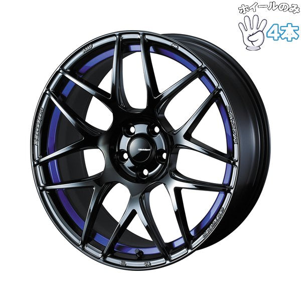 18インチ アルミホイール 5穴114.3 | ウェッズ ウェッズスポーツ SA27R ブルーライトクローム2 9.5J 4本