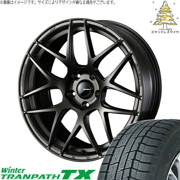 トーヨータイヤ ウィンタートランパス TX 215/50R17 ＋ ウェッズスポーツ SA27R EJブロンズ 17インチ 7.5J +45 5H114.3P スタッドレス・ホイール4本セット。1枚目。