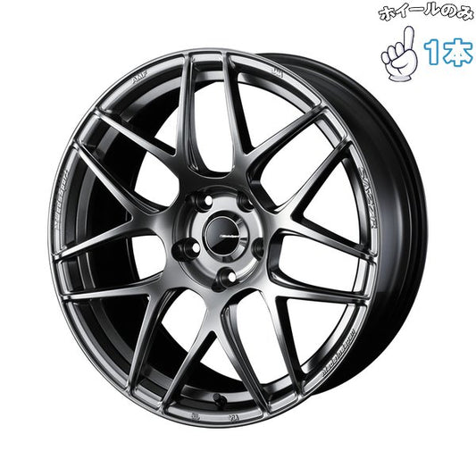 20インチ アルミホイール 5穴114.3 | ウェッズ ウェッズスポーツ SA27R プラチナシルバーブラック 9.5J 1本