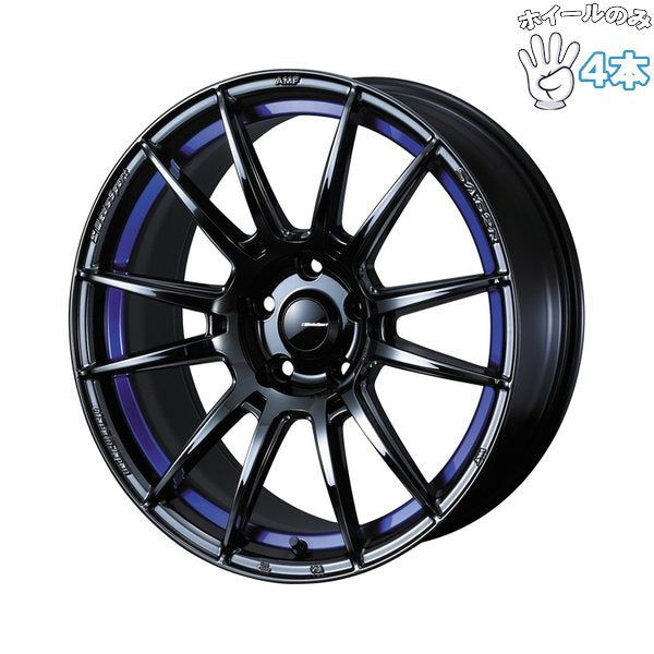 18インチ アルミホイール 5穴100 | ウェッズ ウェッズスポーツ SA62R ブルーライトクローム2 9.5J 4本