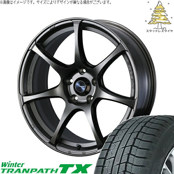 トーヨータイヤ ウィンタートランパス TX 225/60R17 ＋ ウェッズスポーツ SA75R EJブロンズ 17インチ 7J +40 5H114.3P スタッドレス・ホイール4本セット。1枚目。