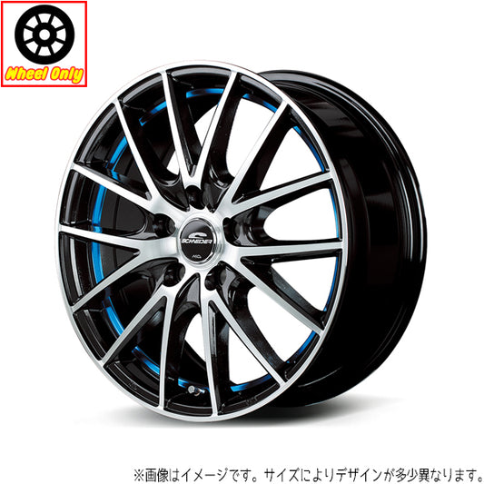 アクア カローラ 15インチ アルミホイール 4穴100 | MIDホイール RX27 5.5J +43 1本