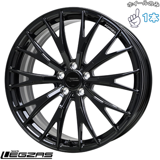 LM500h 40ヴェルファイア 19インチ アルミホイール 5穴120 | ホットスタッフ シュティッヒ レグザス フォージド FS-02 グロスブラック 7.5J 1本