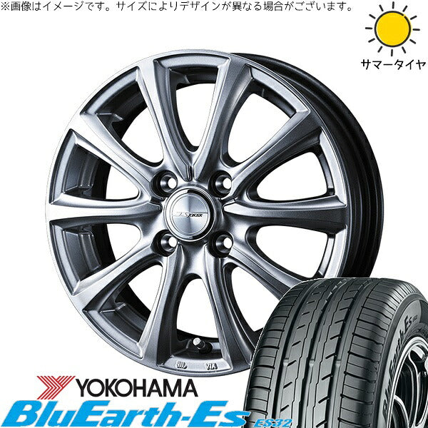 ヨコハマタイヤ ブルーアース ES32 185/60R15 ＋ ジョーカー スマッシュ メタリックシルバー 15インチ 5.5J +42 4H100P サマー・ホイール4本セット。1枚目。